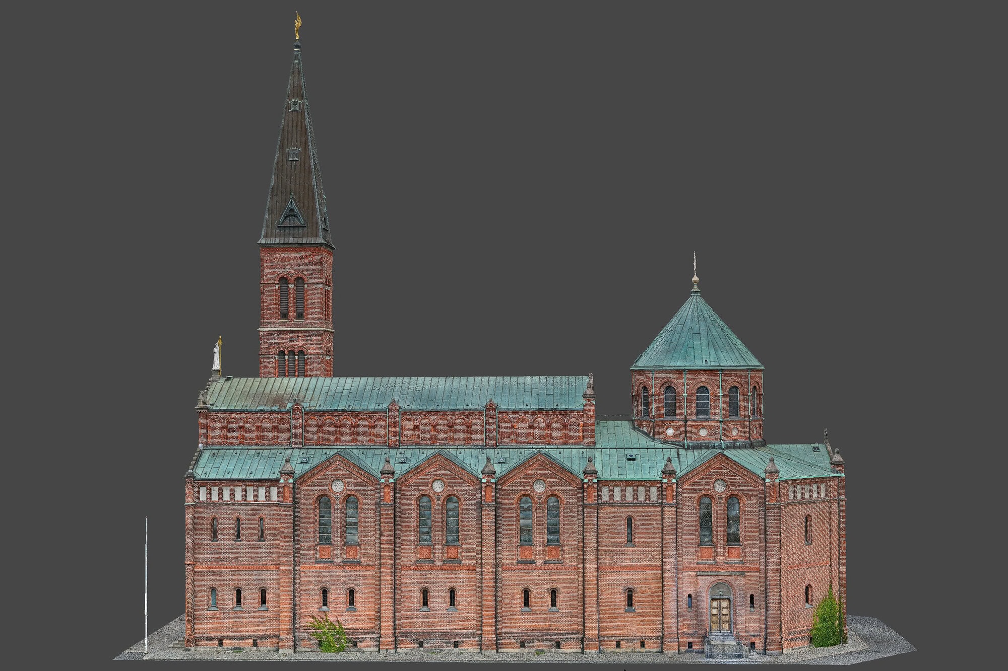 Samlet 3D-model af Jesuskirken